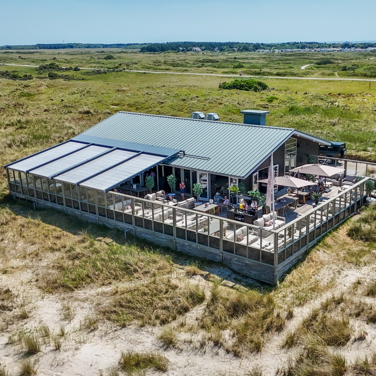 Dakterras met zeezicht bij Sea You at Ballum